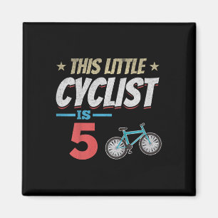 Kids Bicycle Cycling This Little Cyclist Is 5th Bi Magnet