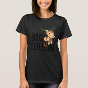Kids Big Best Cousin Ever Monkey Animal World's Gr T-Shirt