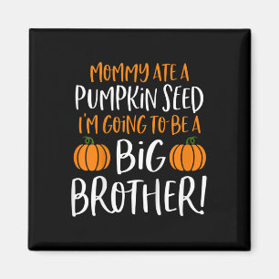 Kids Big Brother Fall Pregnancy Announcement Hallo Magnet