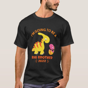 Kids Big Brother Little Sister Toddler Dinosaurs 2 T-Shirt