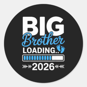 Kids big brother loading 2026, promoted to big classic round sticker