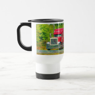 Kids Big Red Cargo Truck Drinking Mug