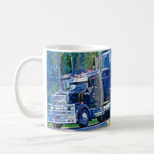 Kids Big Rig Cargo Truck Drinking Mug
