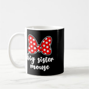 Kids Big Sister Mouse Bow Family Vacation - Youth  Coffee Mug