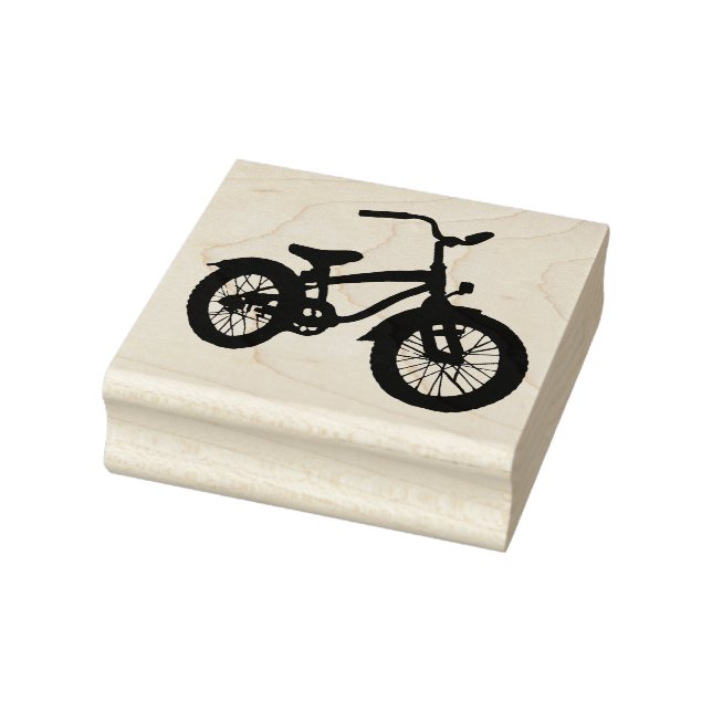 Kids Bike  Rubber Stamp (Stamp)