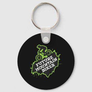 Kids Biking Future Mountain Biker _1 Key Ring