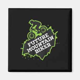 Kids Biking Future Mountain Biker _1  Magnet