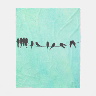 Kids, Birds On A Wire fleece blanket