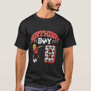 Kids Birthday Boy 8 Soccer Dab 8th Eight Year Old  T-Shirt