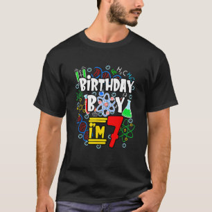 Kids Birthday Boy I'm 7 Years Old Gifts Toddler 7t T-Shirt