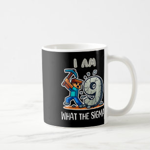 Kids Birthday Boys Shirt 9th Birthday Sigma Gaming Coffee Mug