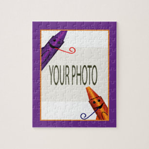 Kids Birthday Crayon Party Your Photo Puzzle