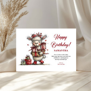 Kids Birthday Custom Name Whimsical Animals 