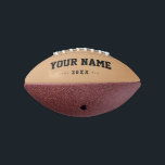 Kids Birthday gift idea custom camel mini football<br><div class="desc">Create your unique gender neutral kids Birthday camel beige mini football adding your own personalised name, year, slogan, message or any text. Customisable cute football gift game for girls, female football players, women, mum, sister, daughter, girlfriend, cheerleaders, teen, teenager, baby girl, players, teammates, fans. Choose your favourite team and use...</div>