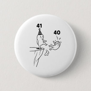 Kids Birthday Humor 41 Year Old 41st Party Born 19 6 Cm Round Badge