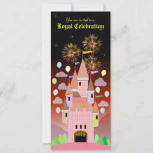 Kids Birthday Invitation 029: Castle IIB