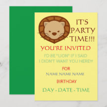 kids birthday invitations ensemble