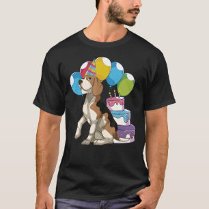 Kids Birthday Party Cute Dog Animal Dog Owner Bea T-Shirt