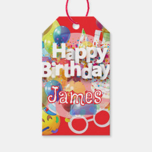 Kid's Birthday Party Gift Tags