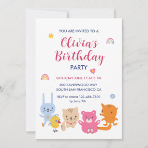 Kids Birthday party Invitation