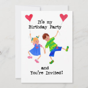 Kids Birthday Party Invitation
