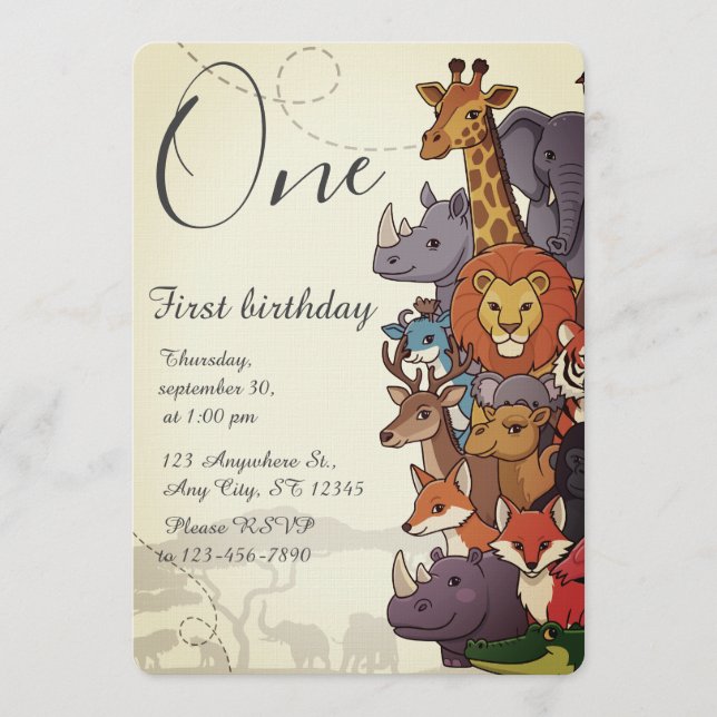 Kids Birthday Party Invitation (Front)