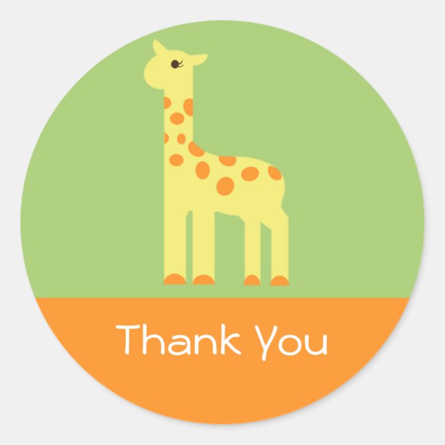 Kids Birthday Party Invitation Classic Round Sticker (Front)