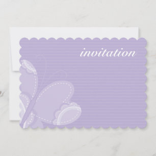 KIDS BIRTHDAY PARTY INVITE flutterby butterfly