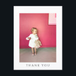Kids birthday photo thank you post card<br><div class="desc">Kids birthday photo thank you post card</div>