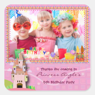 Kids Birthday Sticker 053: My Castle