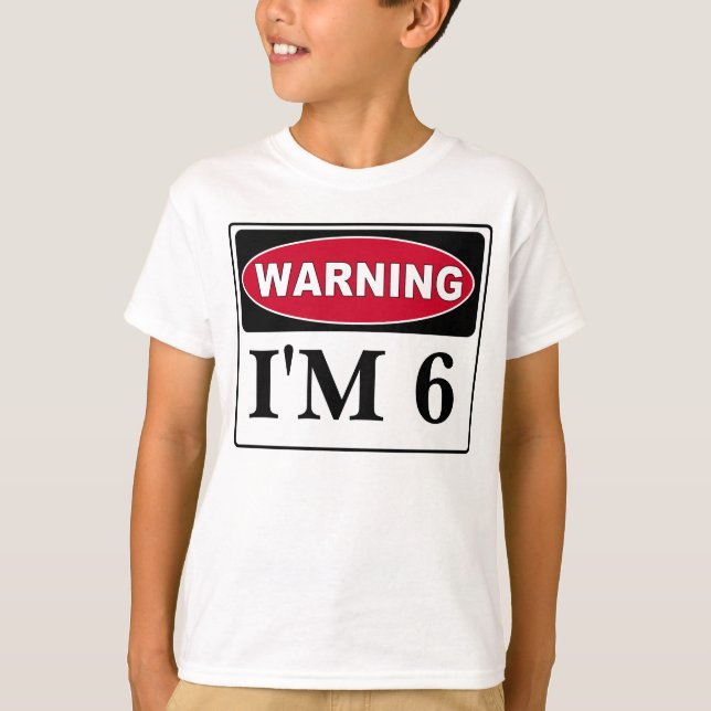 Kids Birthday Swag, Customise The Age T-Shirt (Front)