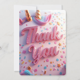 Kids Birthday Thank-You Card | Matching Party Coll