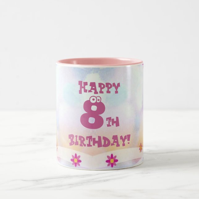 Kids Birthday Two-Tone Coffee Mug (Center)