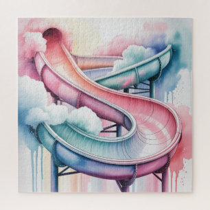 Kids’ Birthday Waterslide Party Gift Jigsaw Puzzle