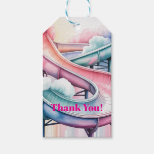 Kids’ Birthday Waterslide Party Thank You Gift Tags