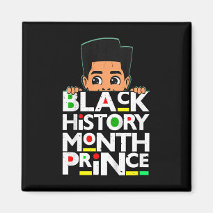 Kids Black History Month Prince Melanin Son Boy To Magnet