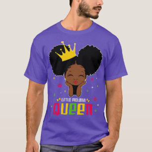 Kids Black Melanin Queen Shirt Juneteenth Black Hi