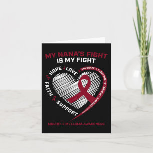 Kids Blood Cancer Nana My Fight Multiple Myeloma A Card