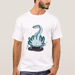 Kids Blue Axolotl Mexican Walking Fish Ambystoma M T-Shirt