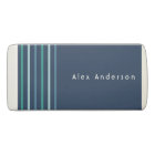 Kid's Blue Green Stripe Name Boy's