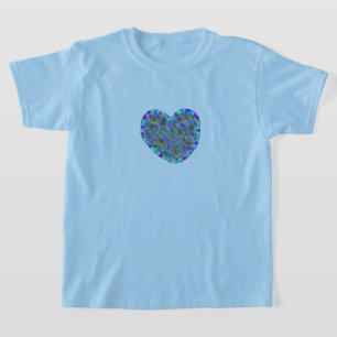 Kids Blue Heart T-Shirt