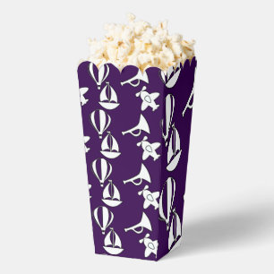 Kids Boat Plane Popcorn Favour Box