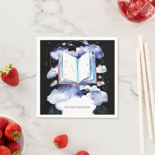 Kids Boho Enchanted Storybook Birthday Napkin