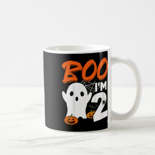 Kids Boo Im 2 Halloween Costume Birthday Party Dec Coffee Mug