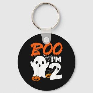 Kids Boo Im 2 Halloween Costume Birthday Party Dec Key Ring