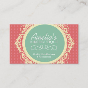 Kids Boutique Business Card Templates