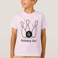 Kids Bowling Birthday Shirt
