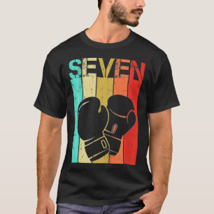 Kids Boxing 7 Birthday Boy Girl Boxing 7 Year Old T-Shirt