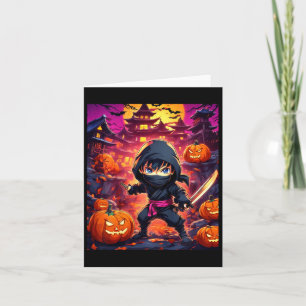 Kids Boy Halloween  Card