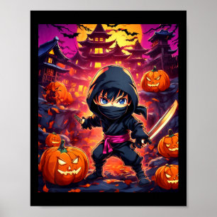 Kids Boy Halloween Poster